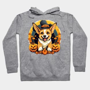 Halloween Pembroke Welsh Corgi Dog #4 Hoodie